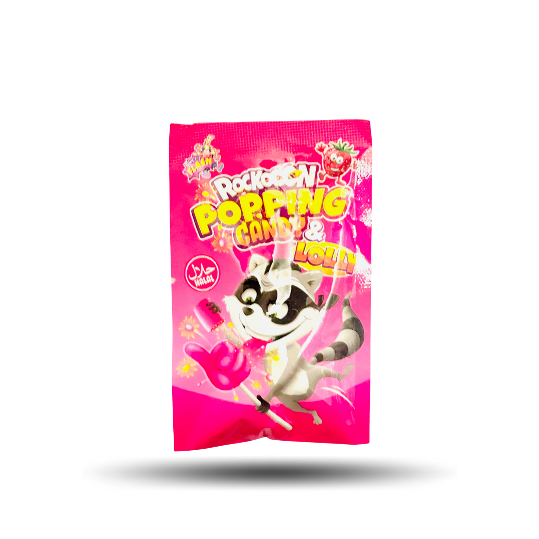 Rockcoon Popping Candy mit Lollys