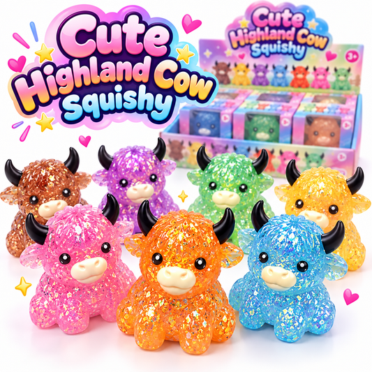 Cute Highland Cow Squishy