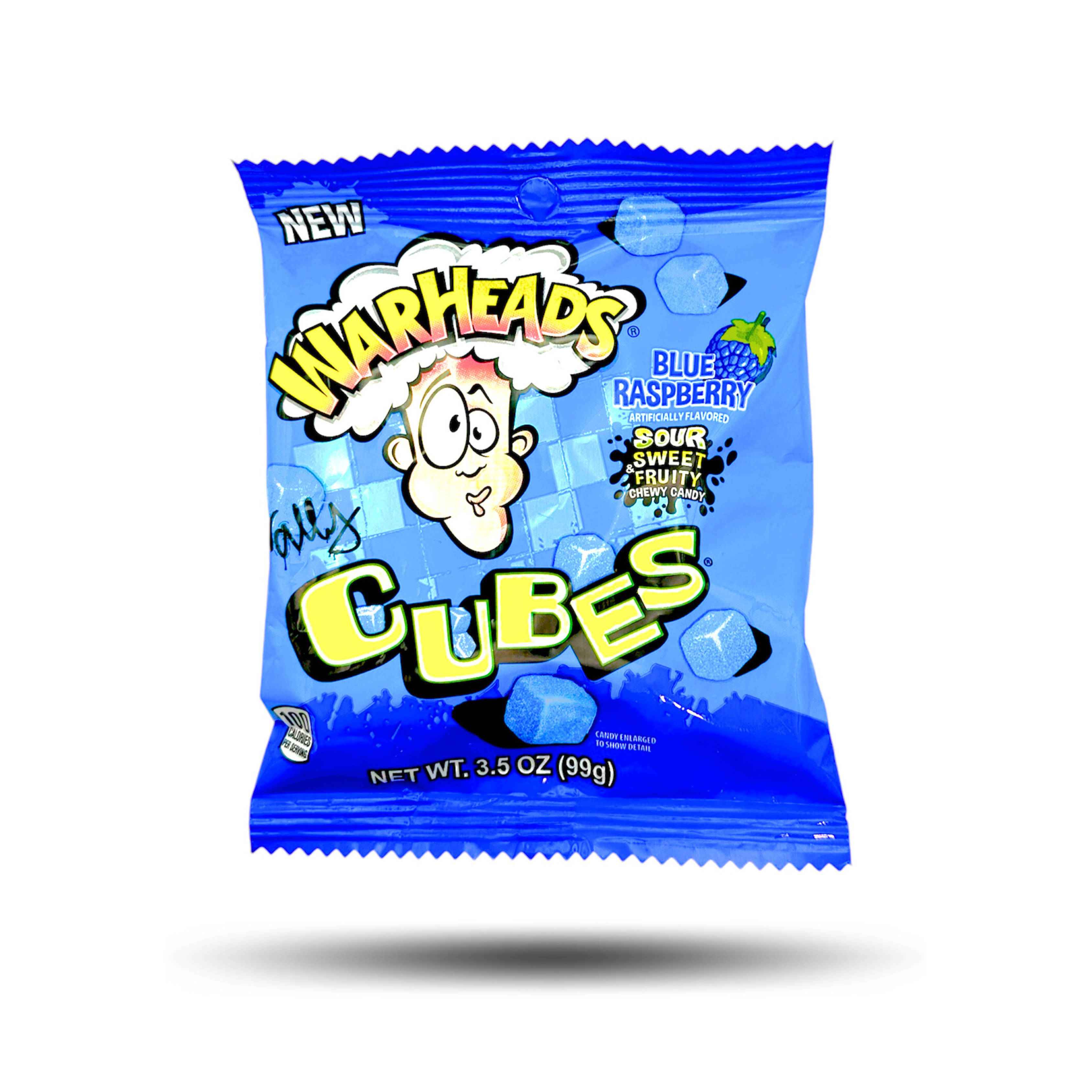 Warheads Cubes Blue Raspberry