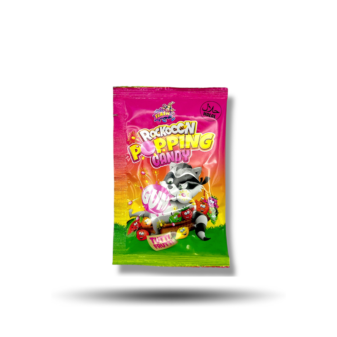 Rockcoon Popping Candy mit Kaugummi