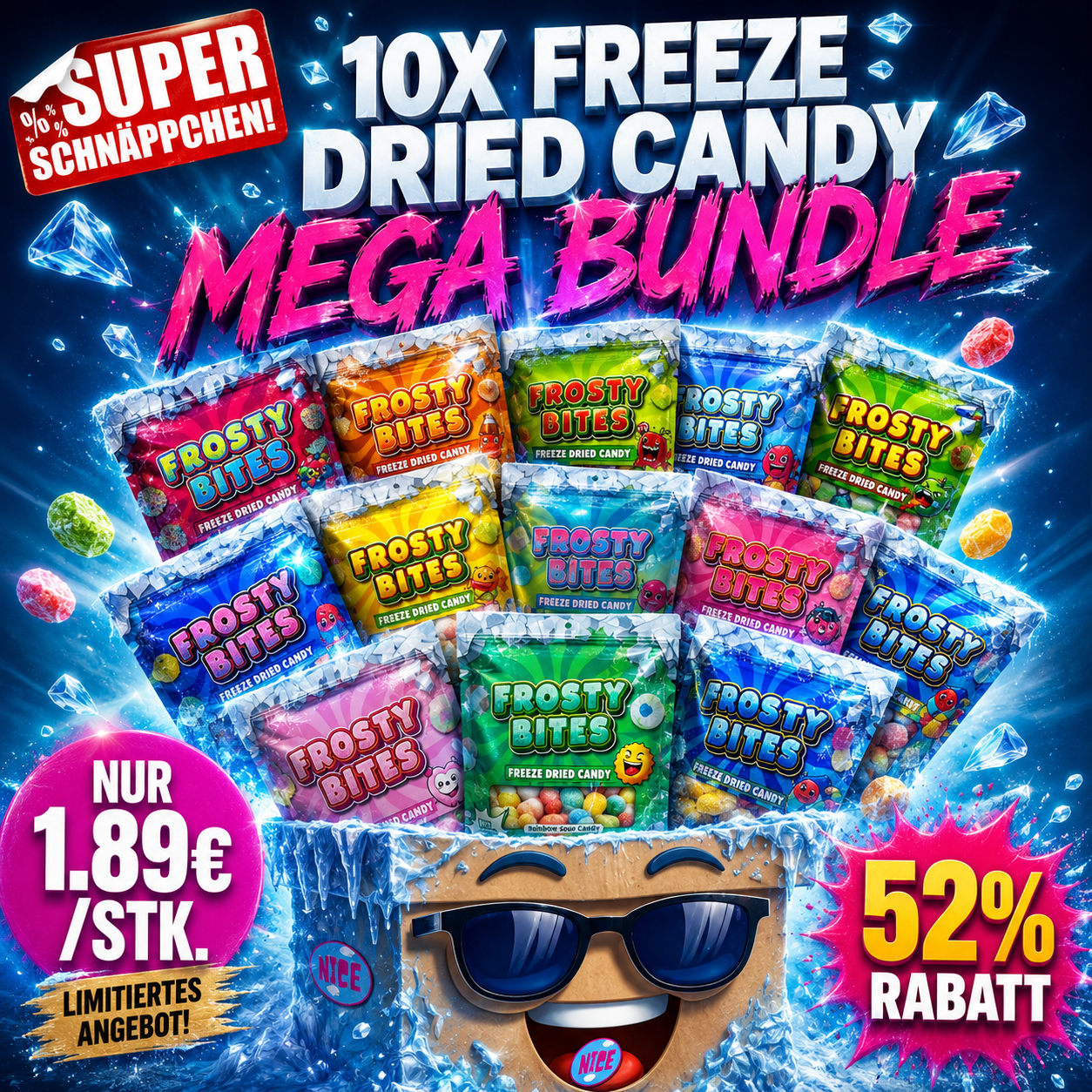Gefriergetrocknete Süßigkeiten Bundle