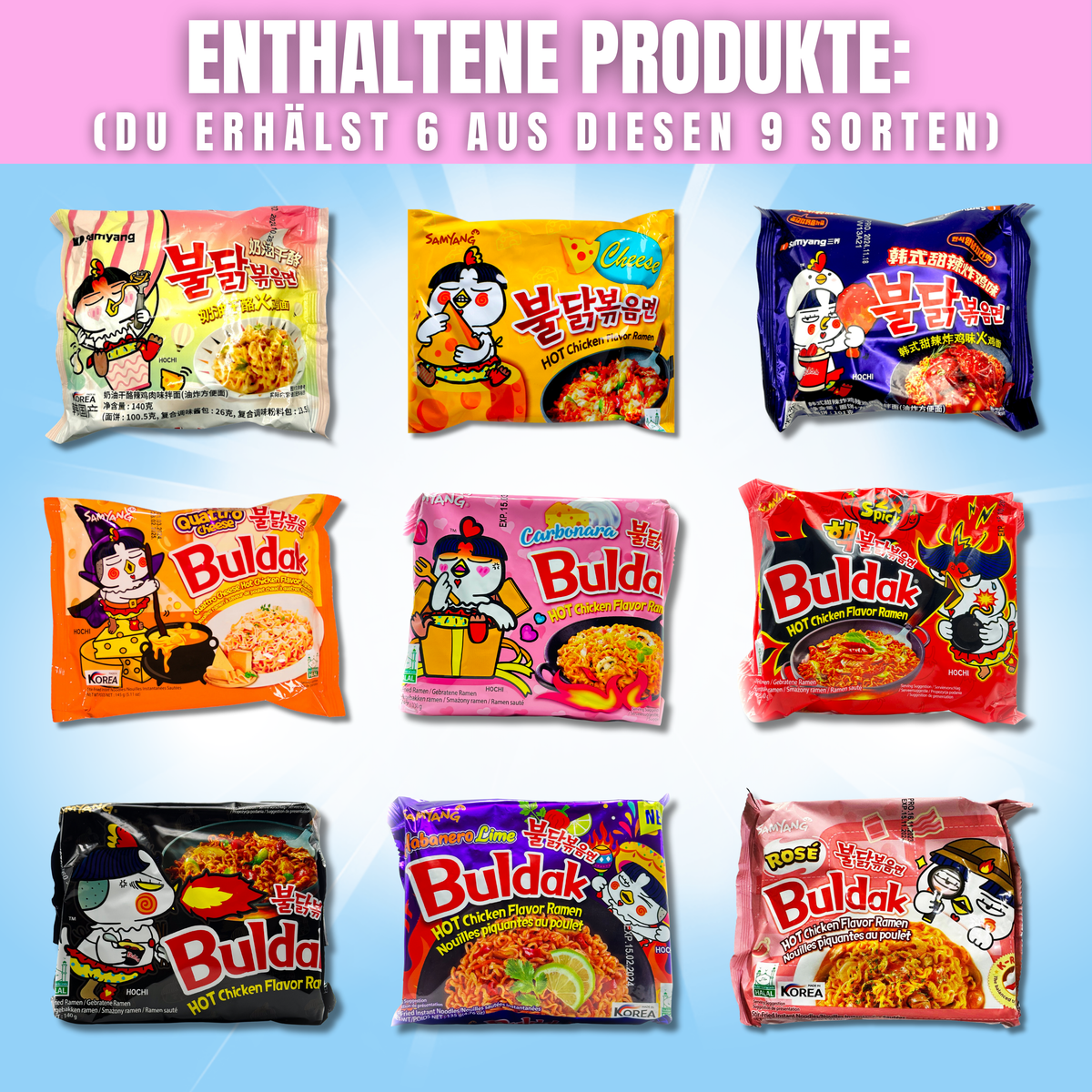 Samyang Buldak Ramen Bundle