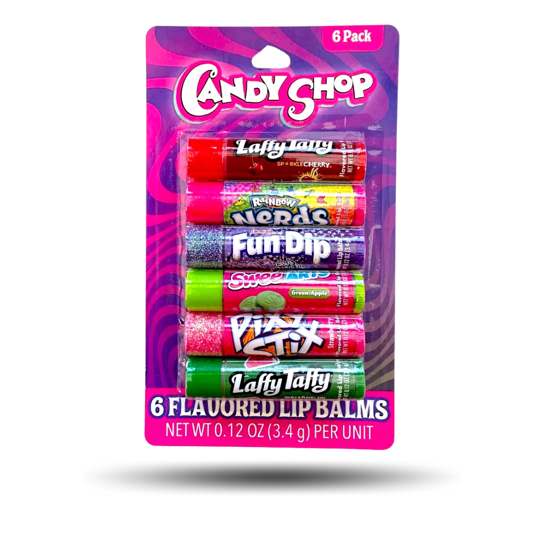 6 Flavored Lip Balms