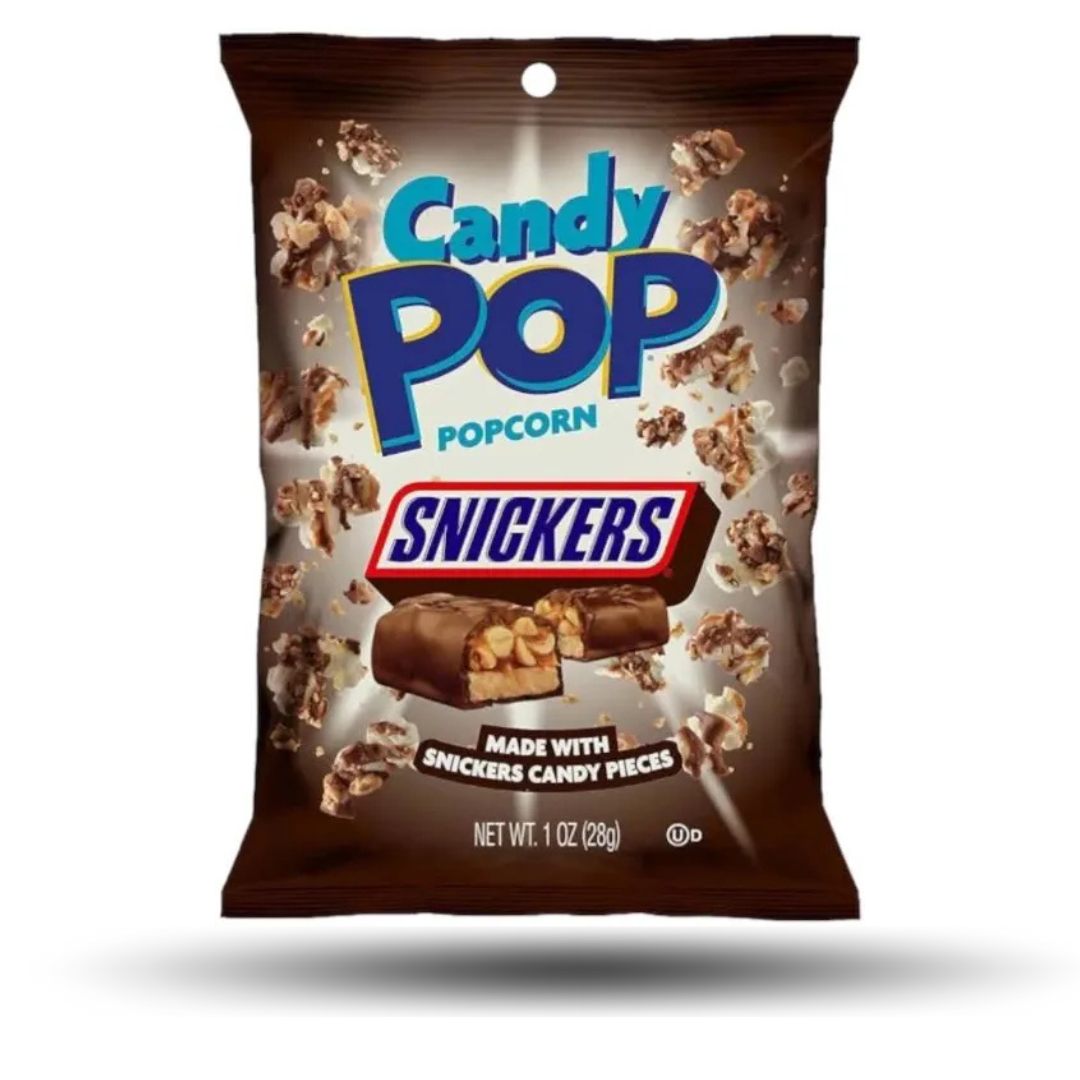 Candy Pop Snickers Drizzled Popcorn