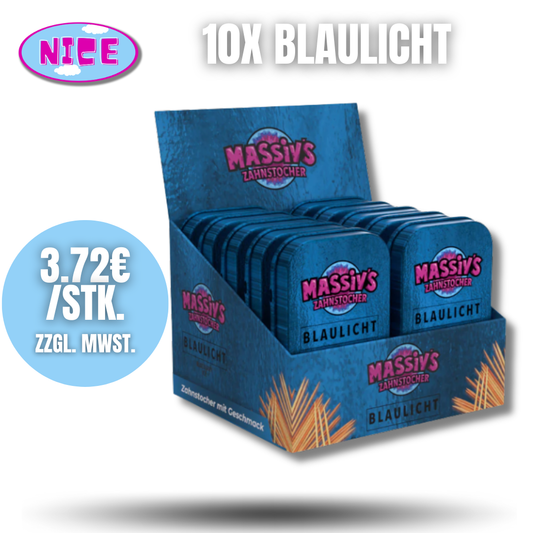 Massiv's Zahnstocher 10 Stück Display