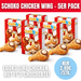 5x Tabby's Chicken Wing Chocolate