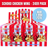 24x Tabby's Chicken Wing Chocolate