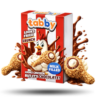 24x Tabby's Chicken Wing Chocolate