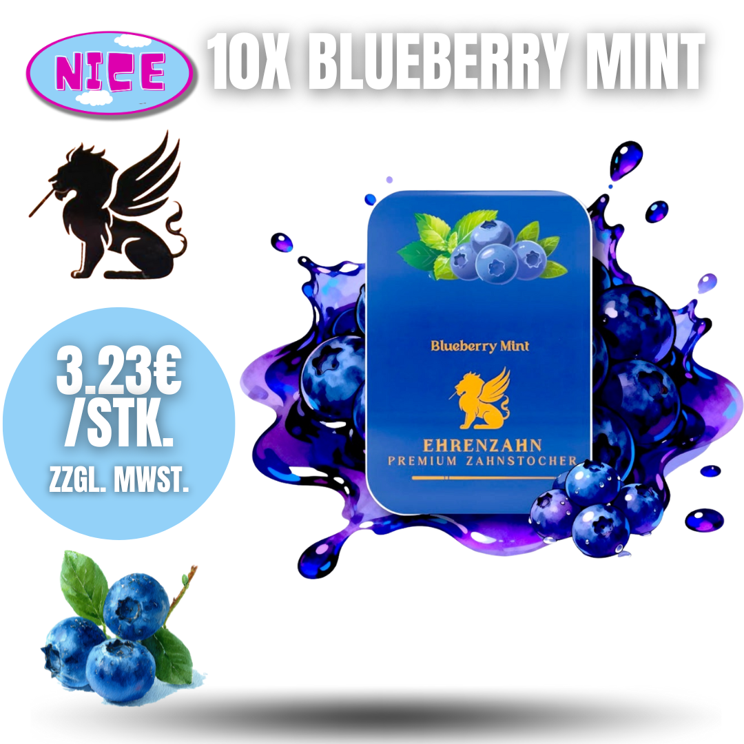 Ehrenzahn Premium Zahnstocher 10 Stück Display