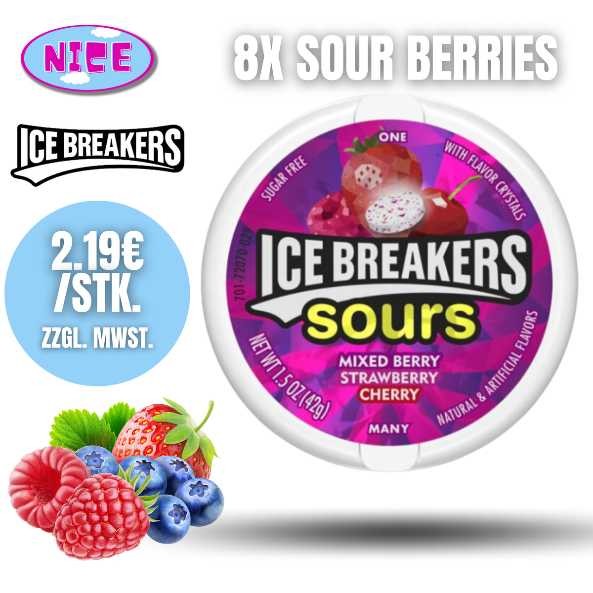Ice Breakers 8er Tray
