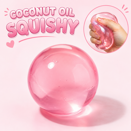 Pink Ball Coconut Oil Squishy