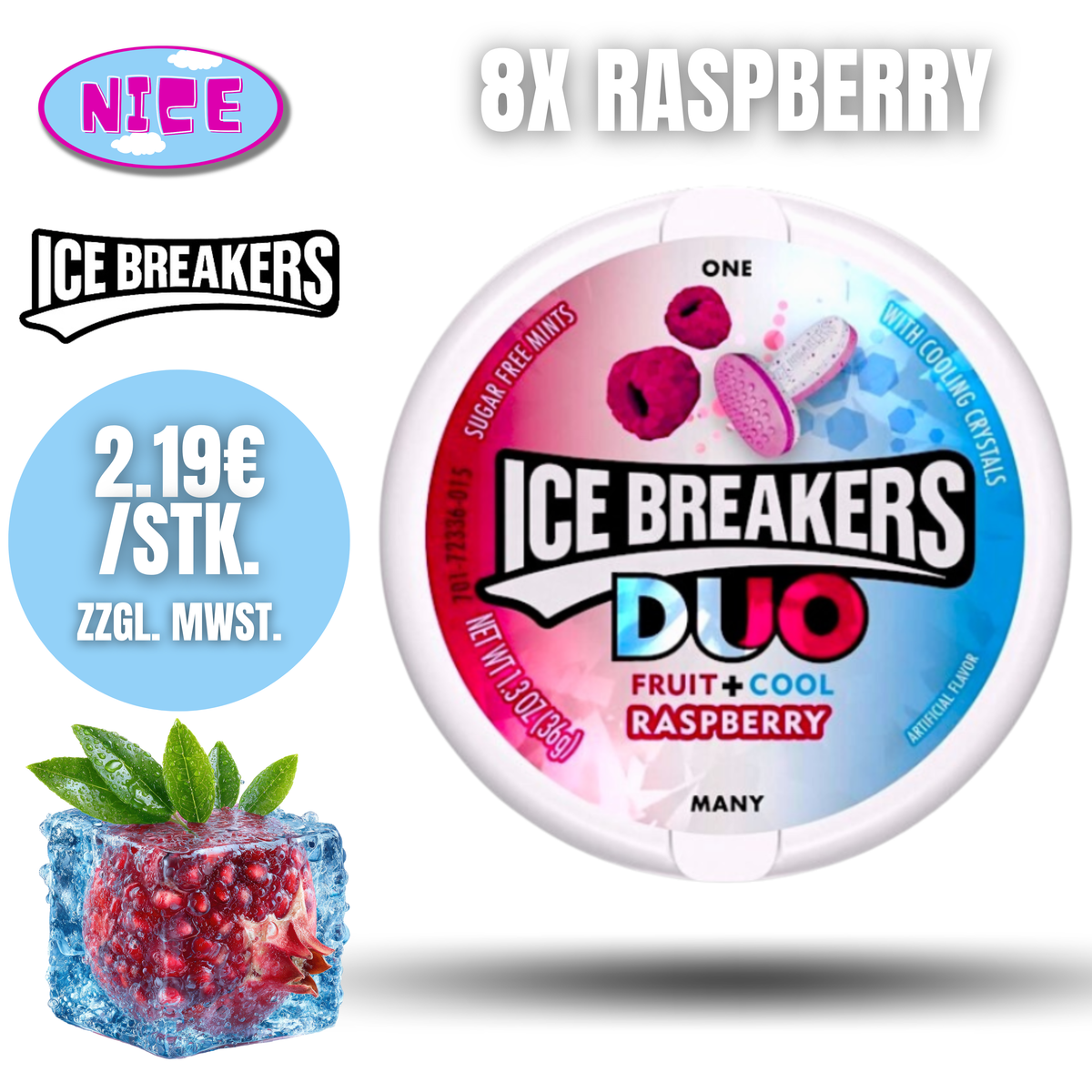 Ice Breakers 8er Tray