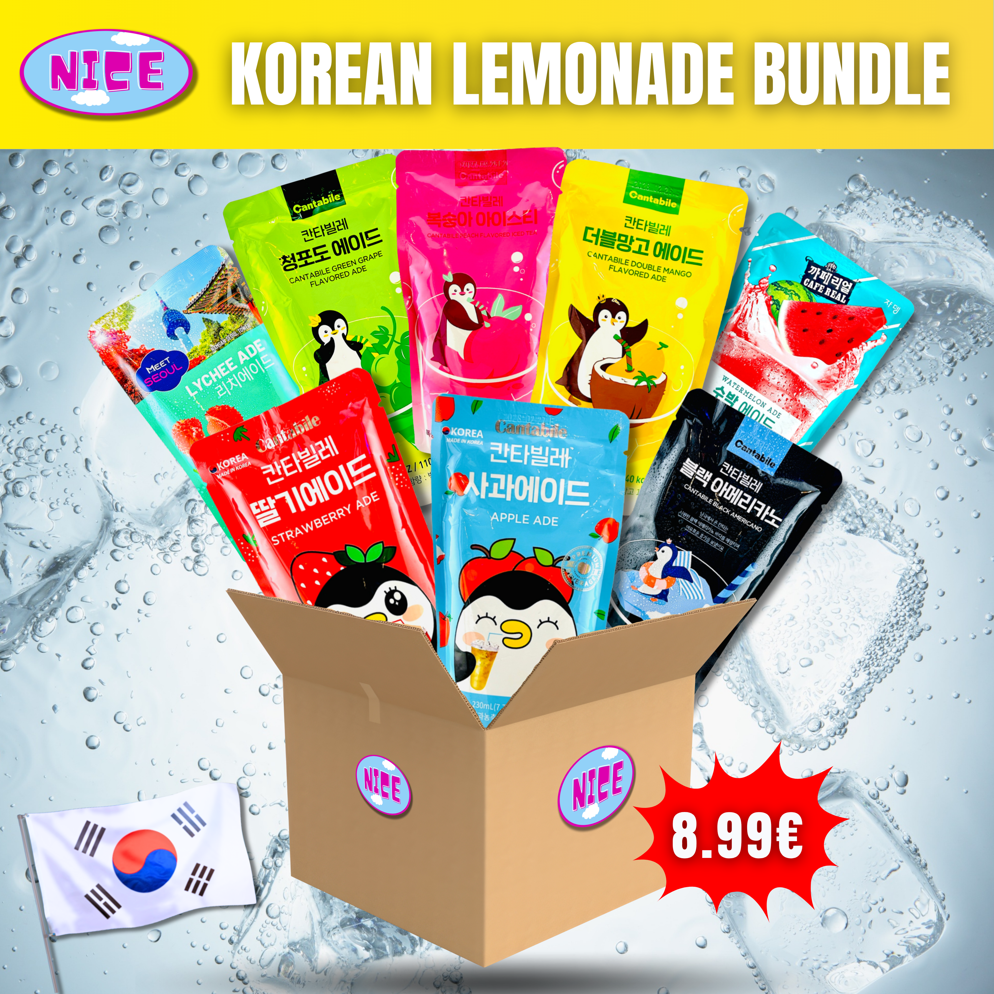 Korean Drink Pouch Bundle