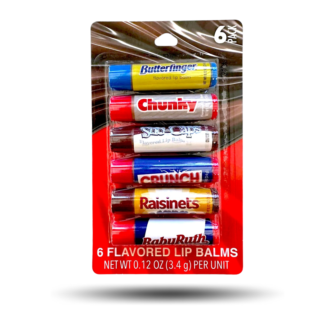 6 Flavored Lip Balms