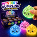 Glow in the Dark - Glitzende Dumpling Squishy 8.5cm