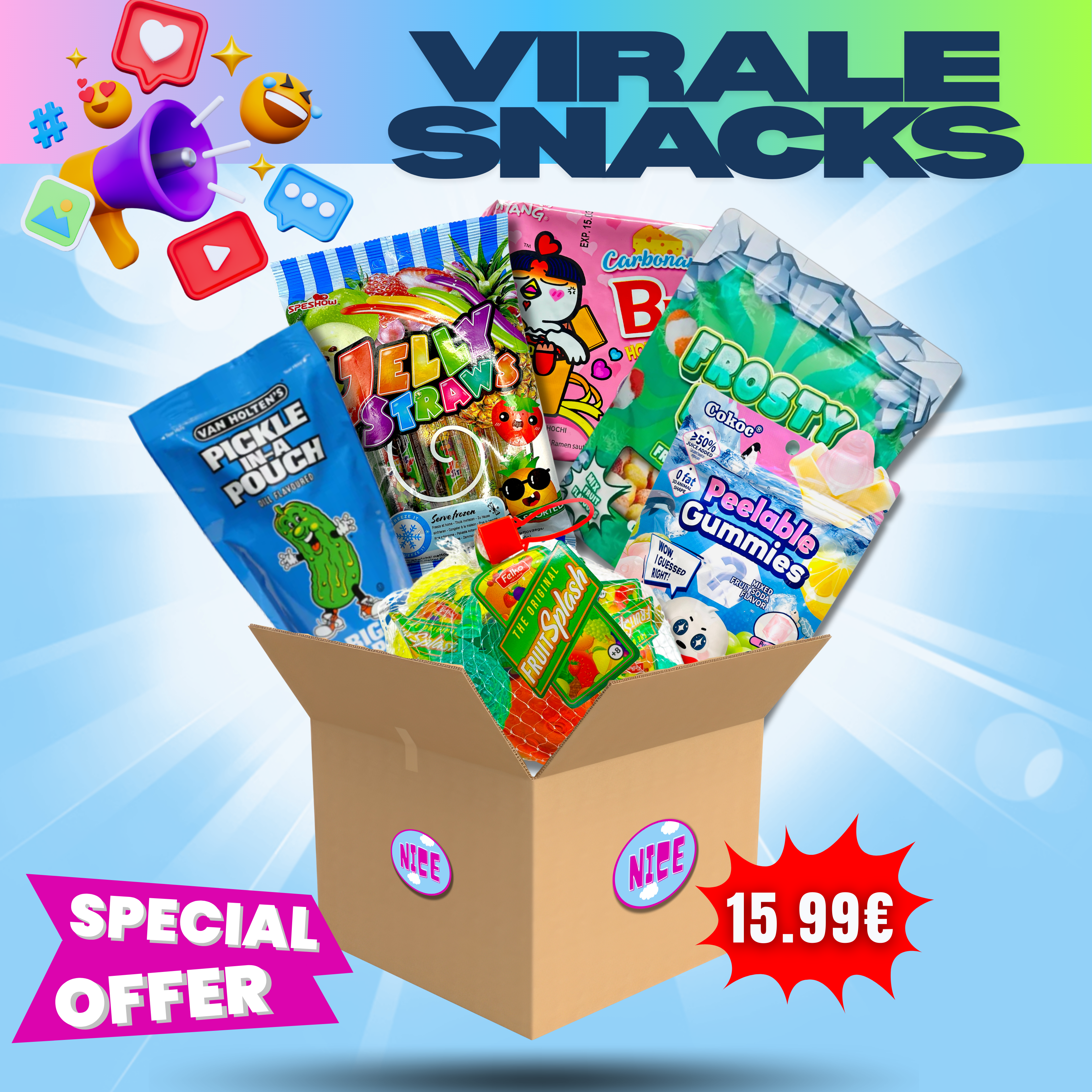 Virale Süßigkeiten Bundle