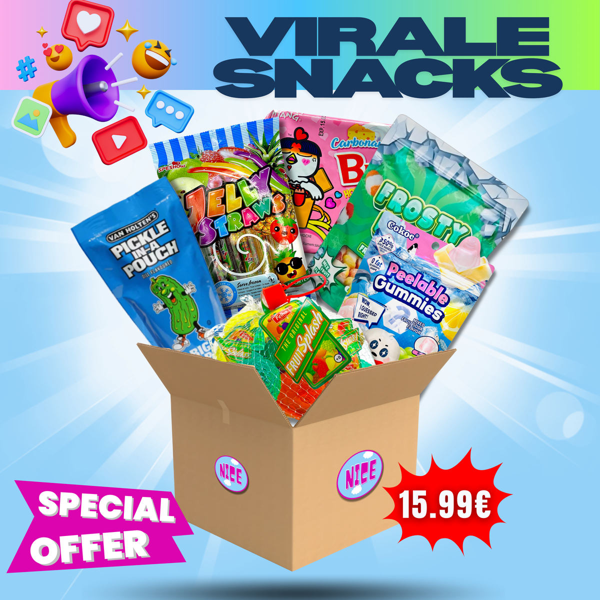 Virale Süßigkeiten Bundle