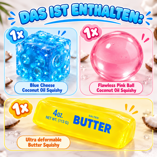 Coconut Oil Squishy Bundle