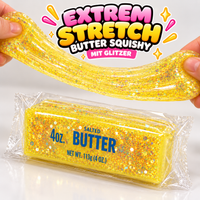 Extrem Stretch Butter Squishy mit Glitzer