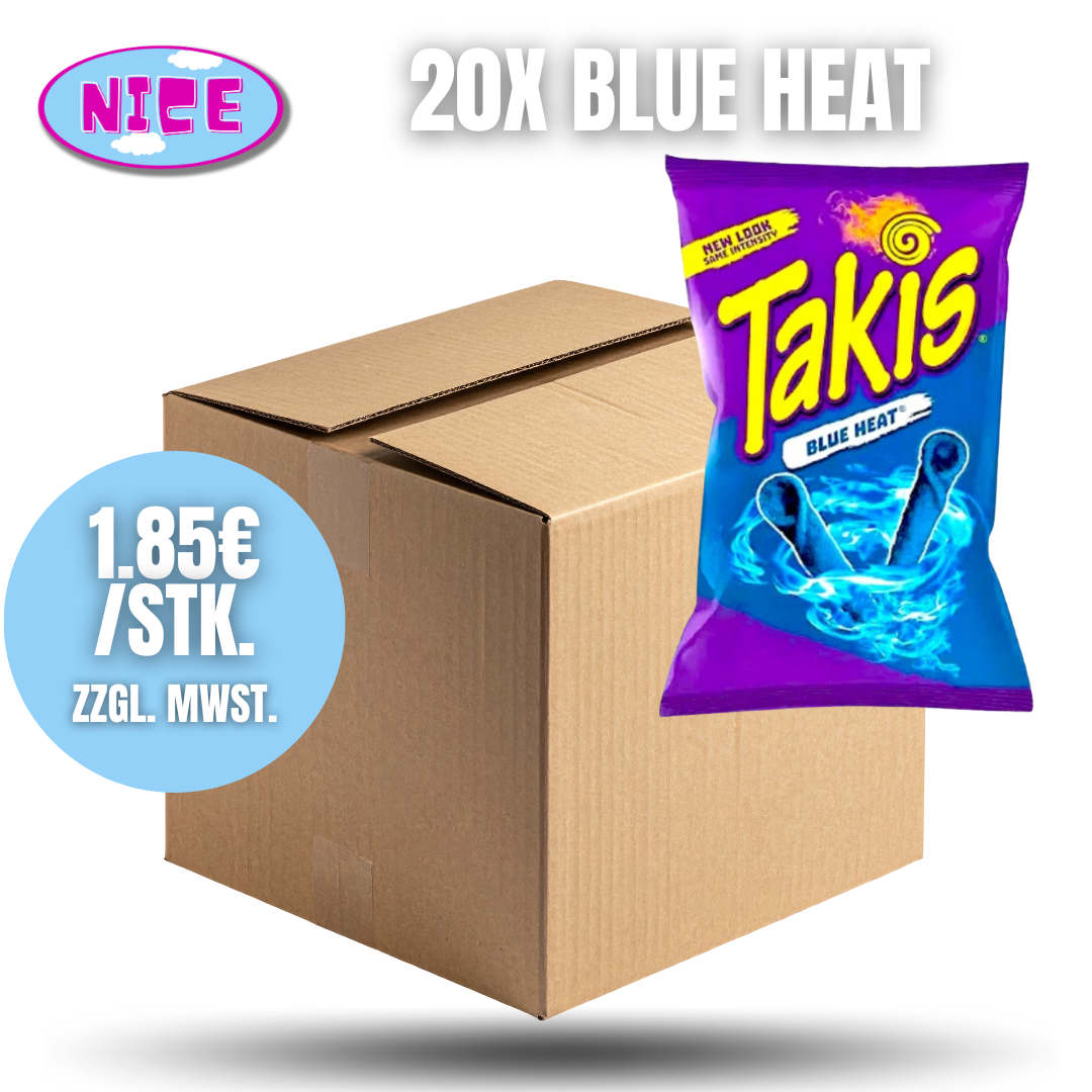 Takis Blue Heat 20 Stück Karton