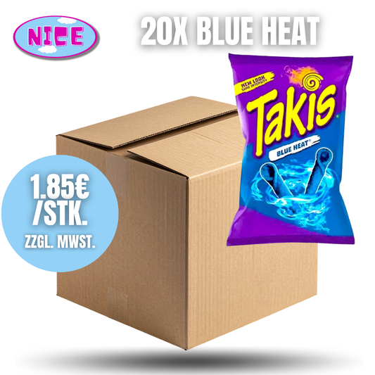 Takis Blue Heat 20 Stück Karton
