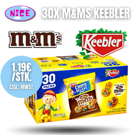 Keebler M&M's Cookies 30 Stück Display