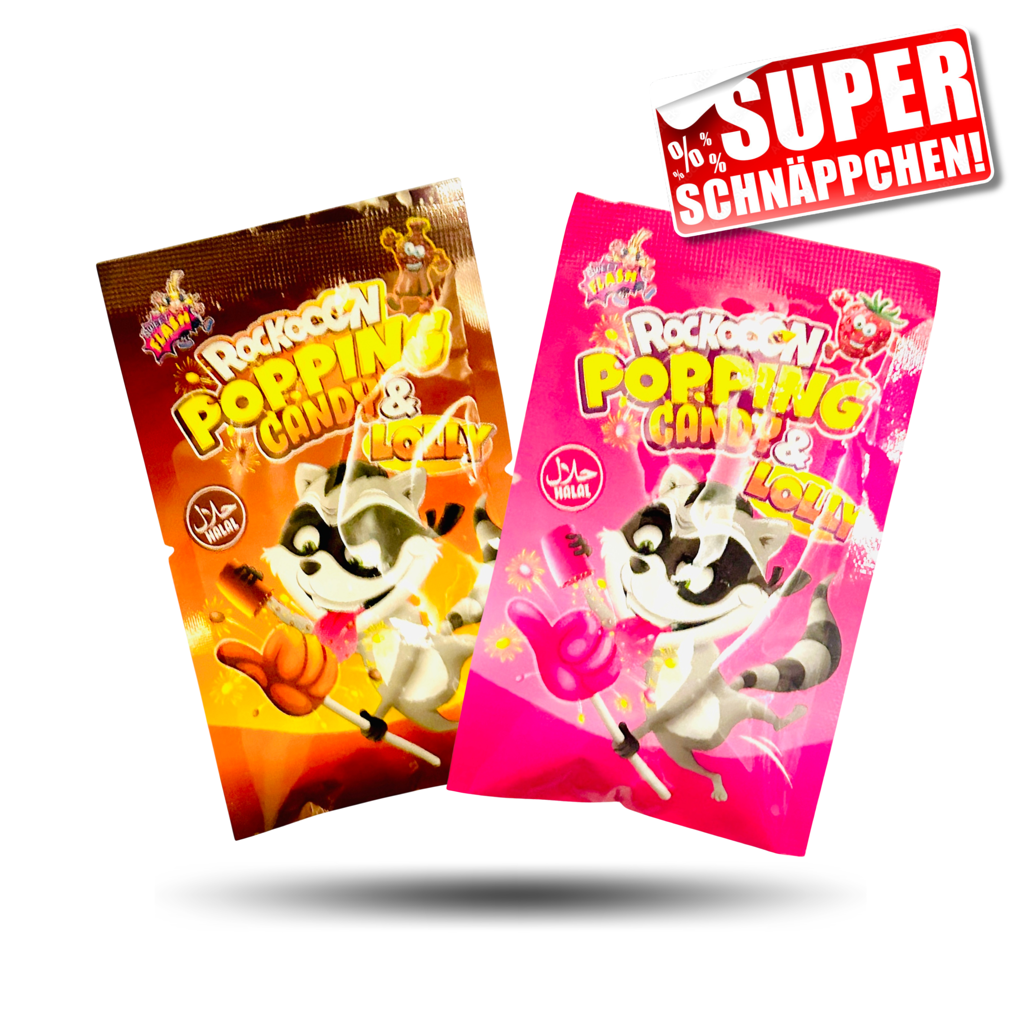 🚀 Rockcoon Popping Candy mit Lollys 🚀
