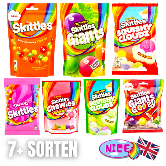 Original UK Skittles Exklusive Sorten