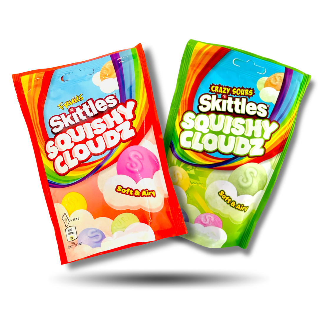 🌈 Skittles Squishy Cloudz Crazy Sours