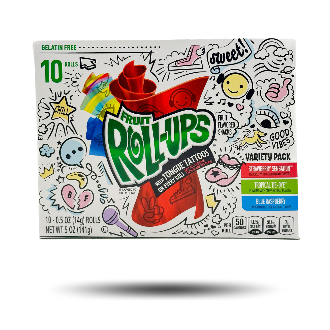 Fruit Roll-ups mit Zungentattoo