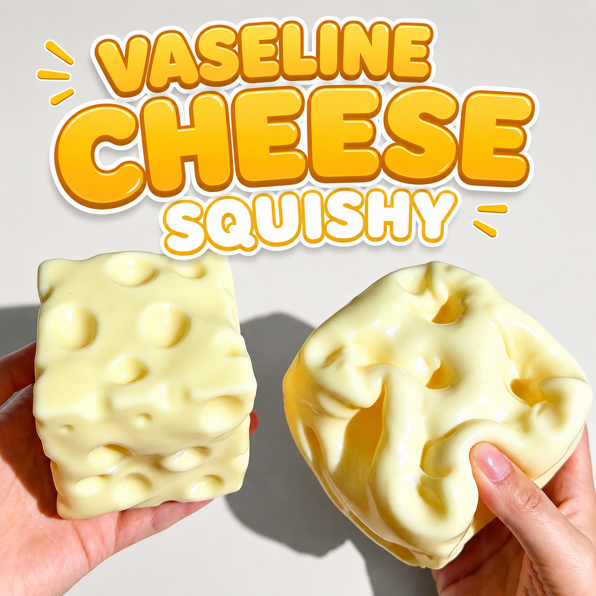 Vaseline Cheese Squishy (7cm)