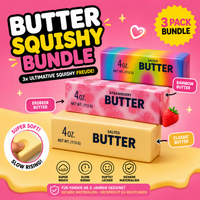 Butter Squishy Bundle (3x Virale Butter Squishies)