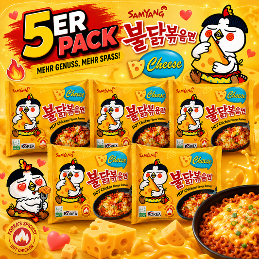 5x Samyang Buldak Käse Ramen