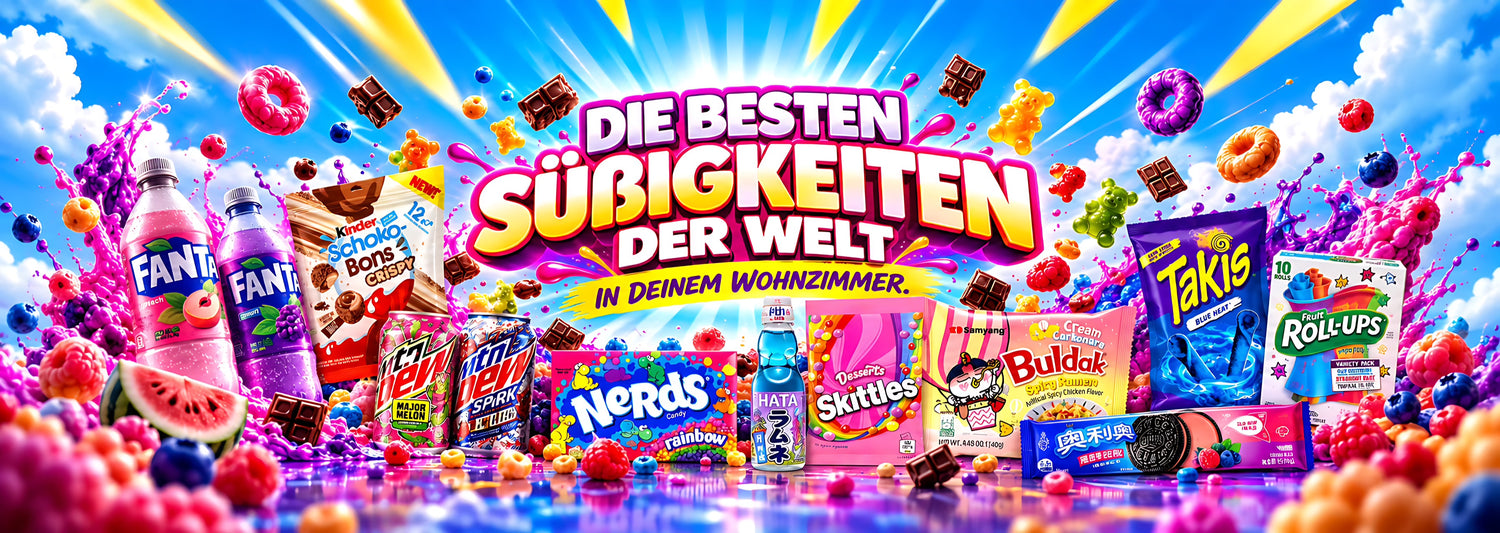 Die besten Süßigkeiten der Welt in deinem Wohnzimmer