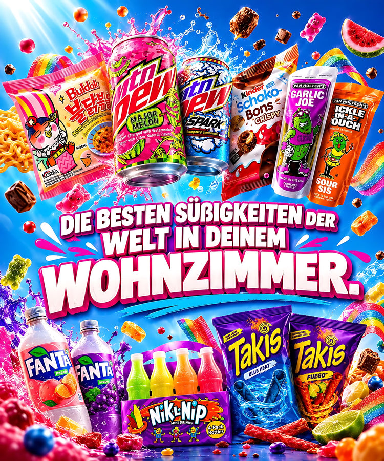 Die besten Süßigkeiten der Welt in deinem Wohnzimmer